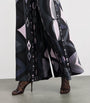 Pucci Black Silk Wide-Leg Trousers
