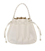 Mini Leather Gem Bucket Bag