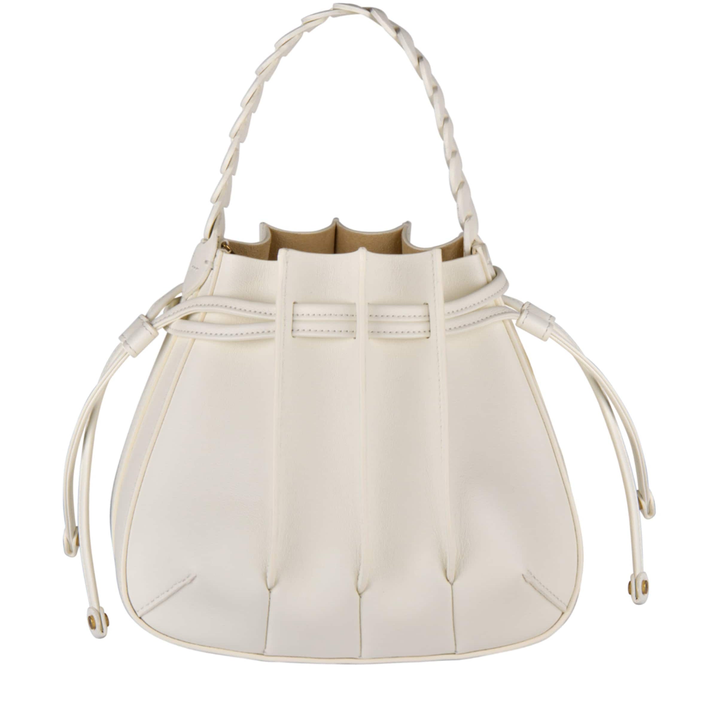 Mini Leather Gem Bucket Bag