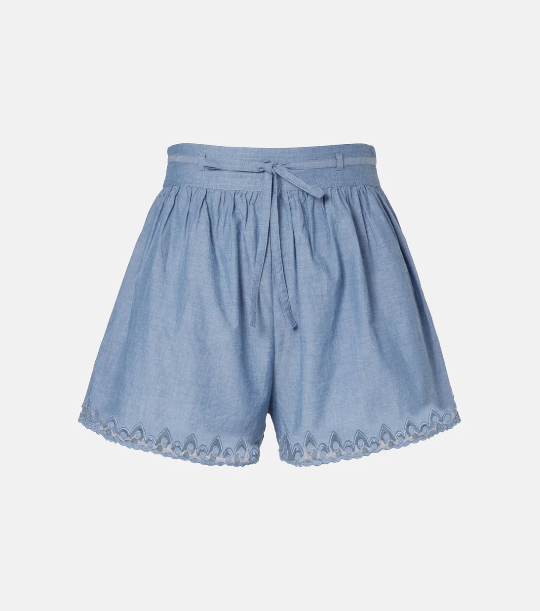 Ulla Johnson - Elowen lace-trimmed cotton shorts