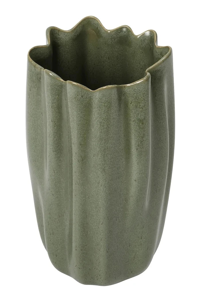 Ferm Living Dekoratif Porselen Vazo 23 x 13 x 14 cm