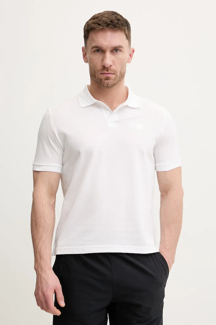 Памучна тениска с яка The North Face REGULAR POLO