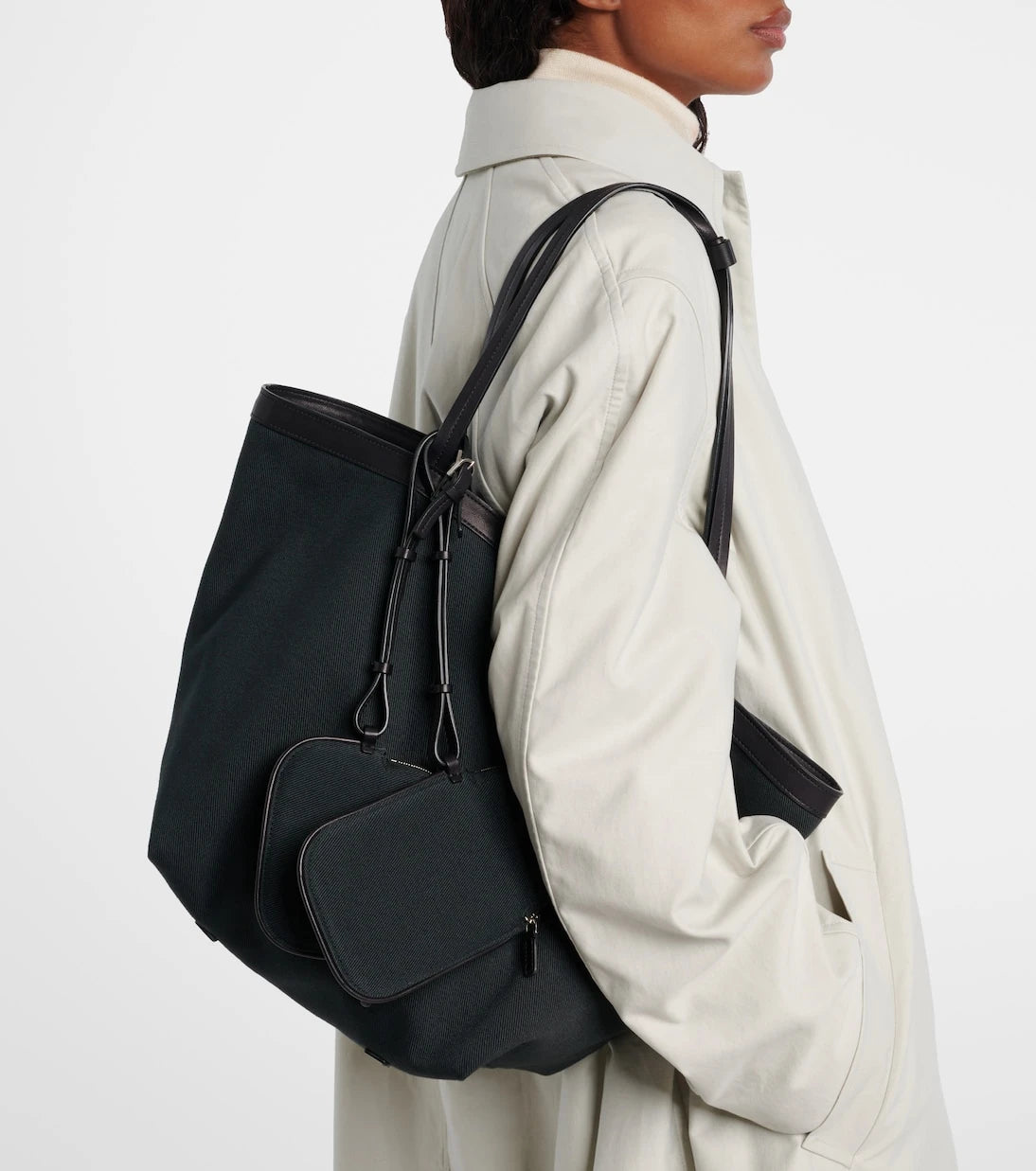 The Row - Park Three Stitch reversible canvas tote bag