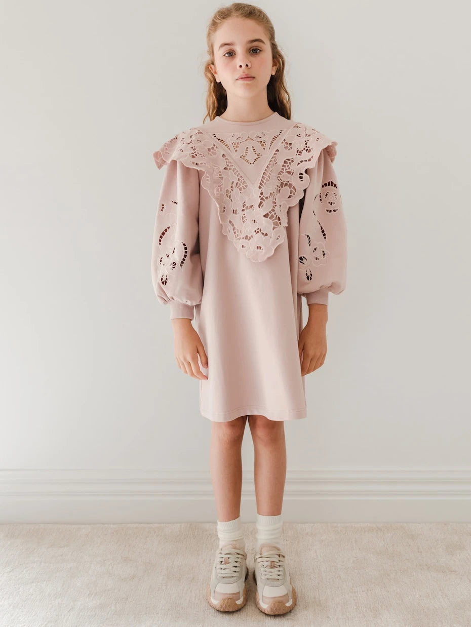 Petite Amalie - Cutout cotton dress