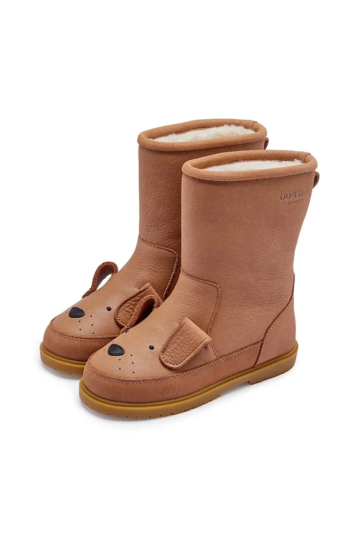 Donsje Wadudu Classic Boots Dog Çocuk Deri Kışlık Botlar