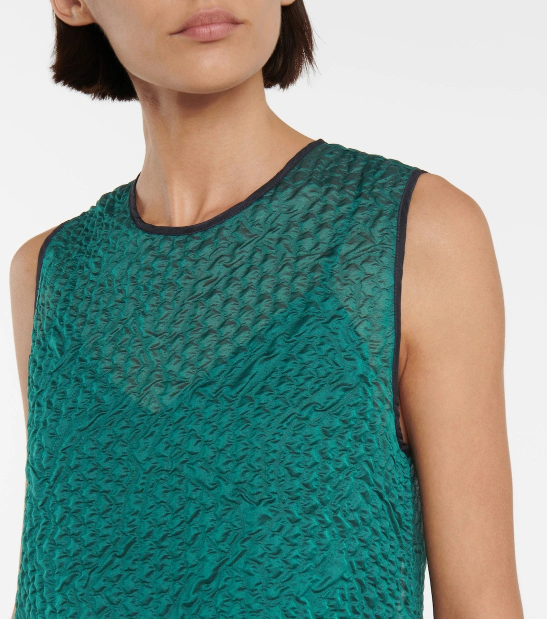 Victoria Victoria Beckham - Silk-blend cloqué minidress