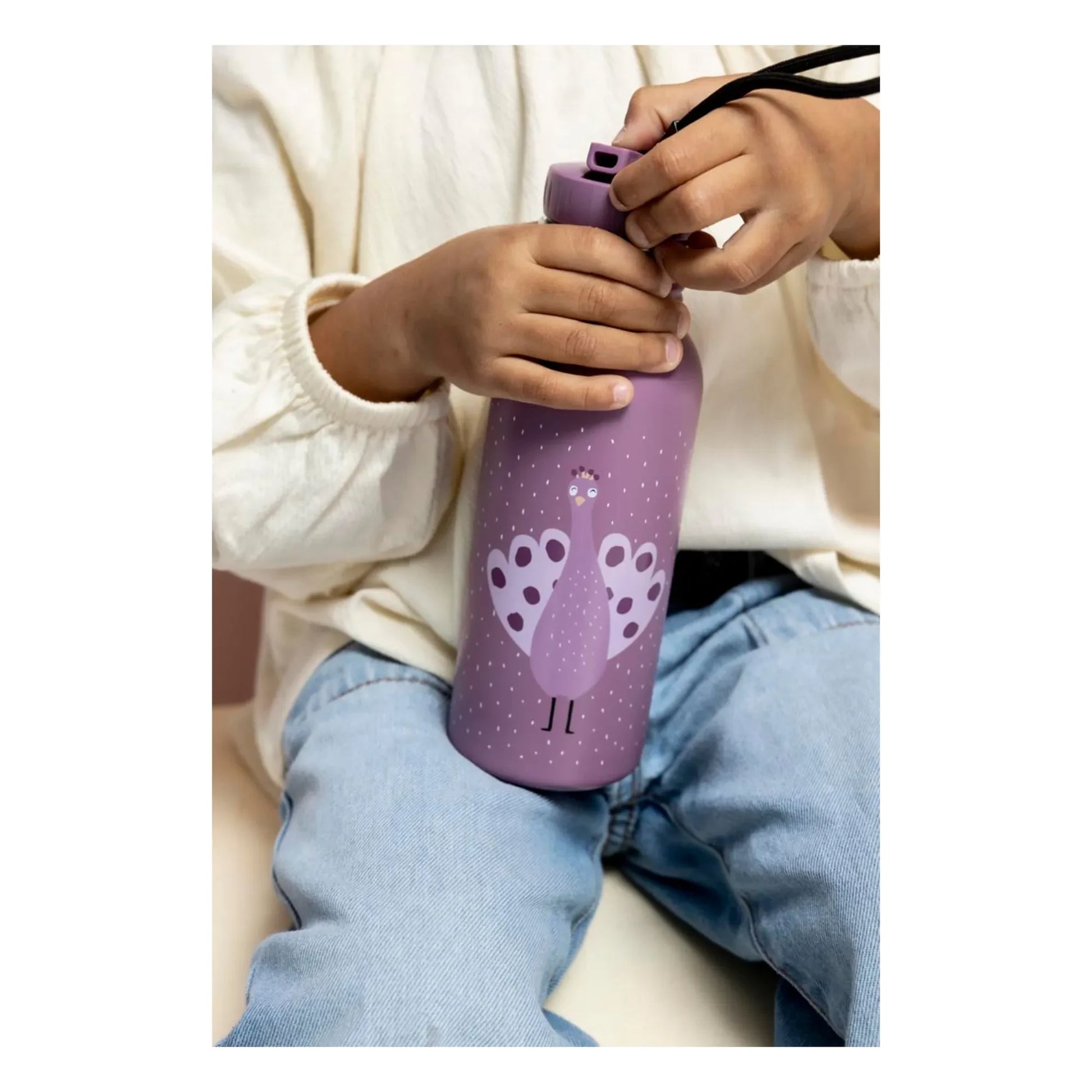 Trixie - Mrs. Peacock 500ml water bottle | Purple
