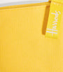 Yellow Medium Cotton Logo Pouch