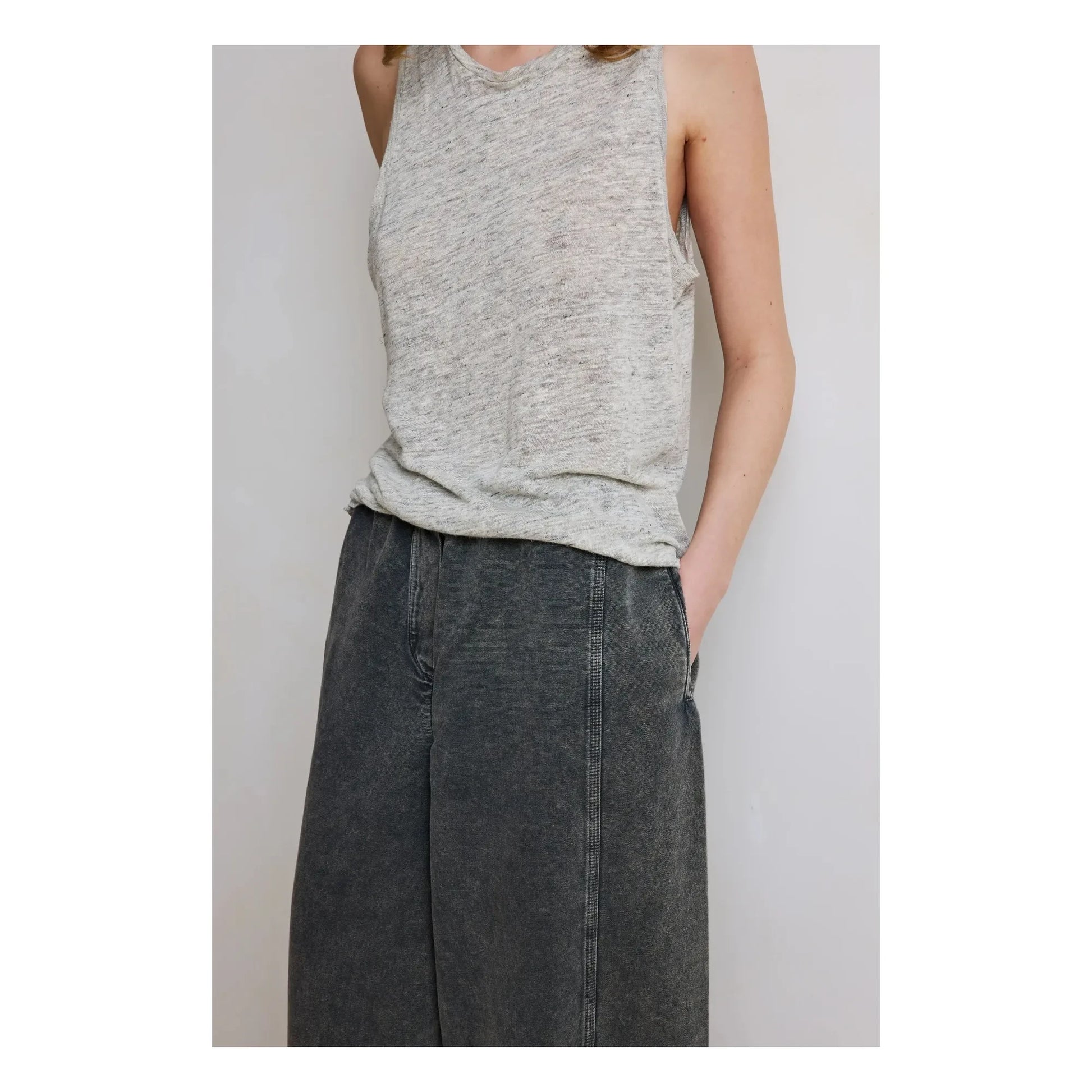 Hod - Barnabé Cotton Carrot Pants | Black