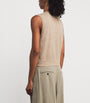 Beige Wool-Cashmere Sweater Vest