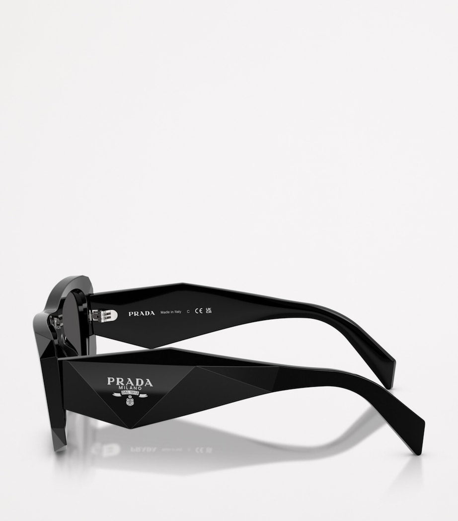 Prada Black Acetate PR B18S Sunglasses