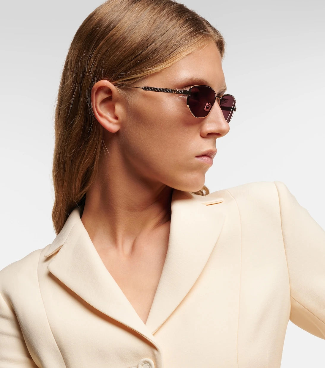 نظارة Dior Eyewear - DiorCannage B1U الشمسية بيضاوية الشكل