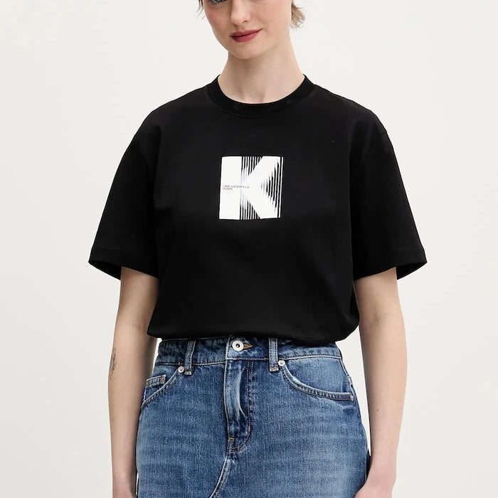 Памучна тениска Karl Lagerfeld Jeans