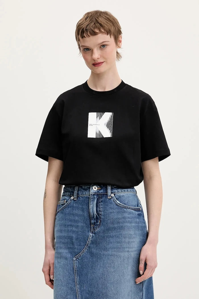 Памучна тениска Karl Lagerfeld Jeans