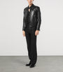TOM FORD Black Leather Biker Jacket