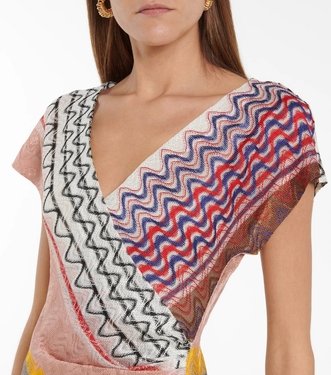 Missoni - Zig-zag knit midi dress