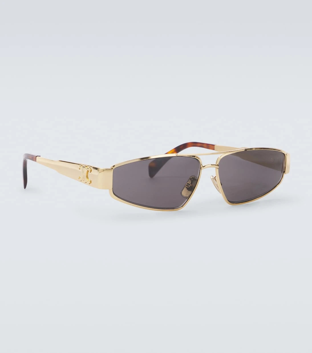 Celine Eyewear - Triomphe Metal 05 rectangular sunglasses