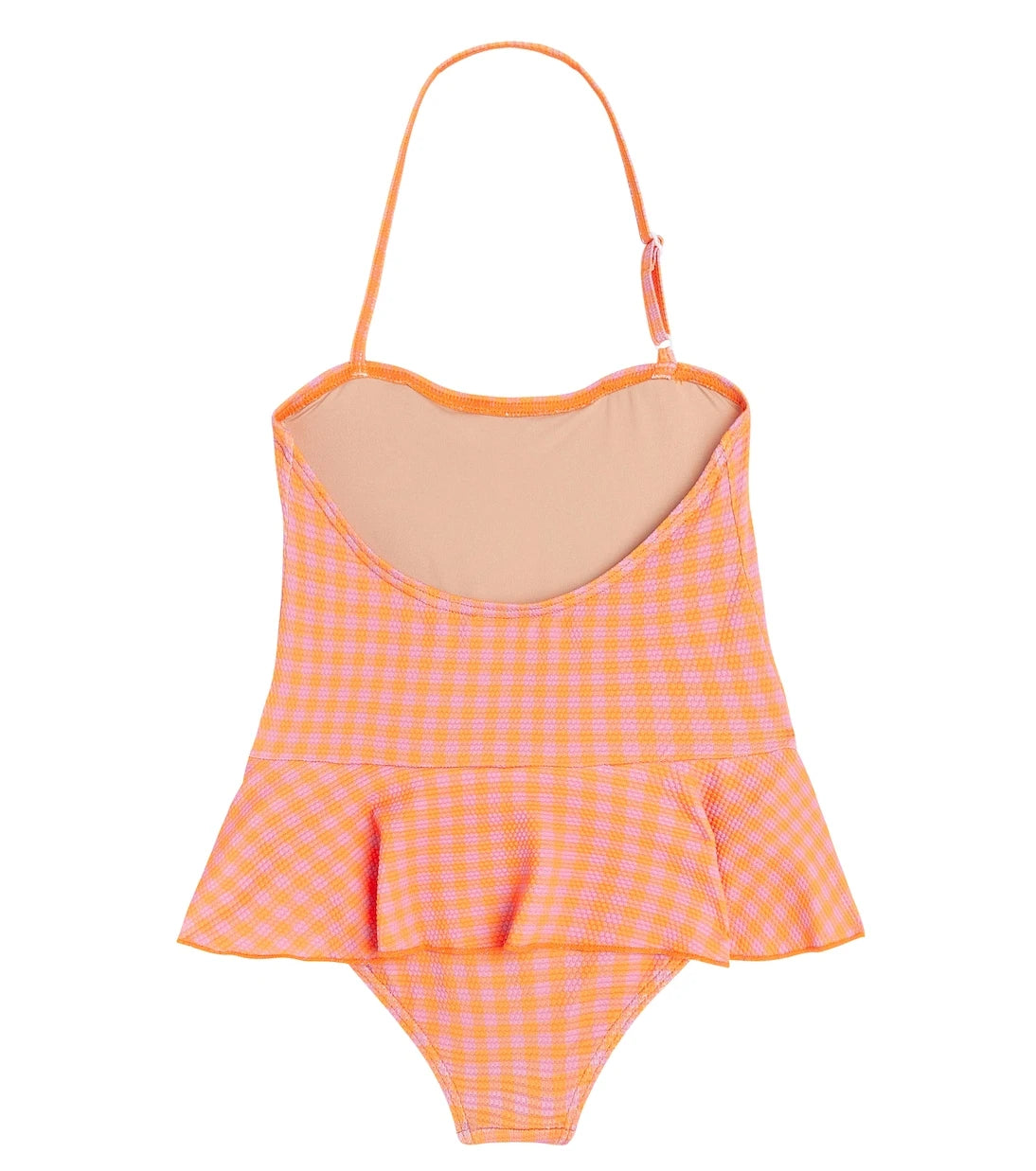 Tinycottons - Flamingos checked swimsuit
