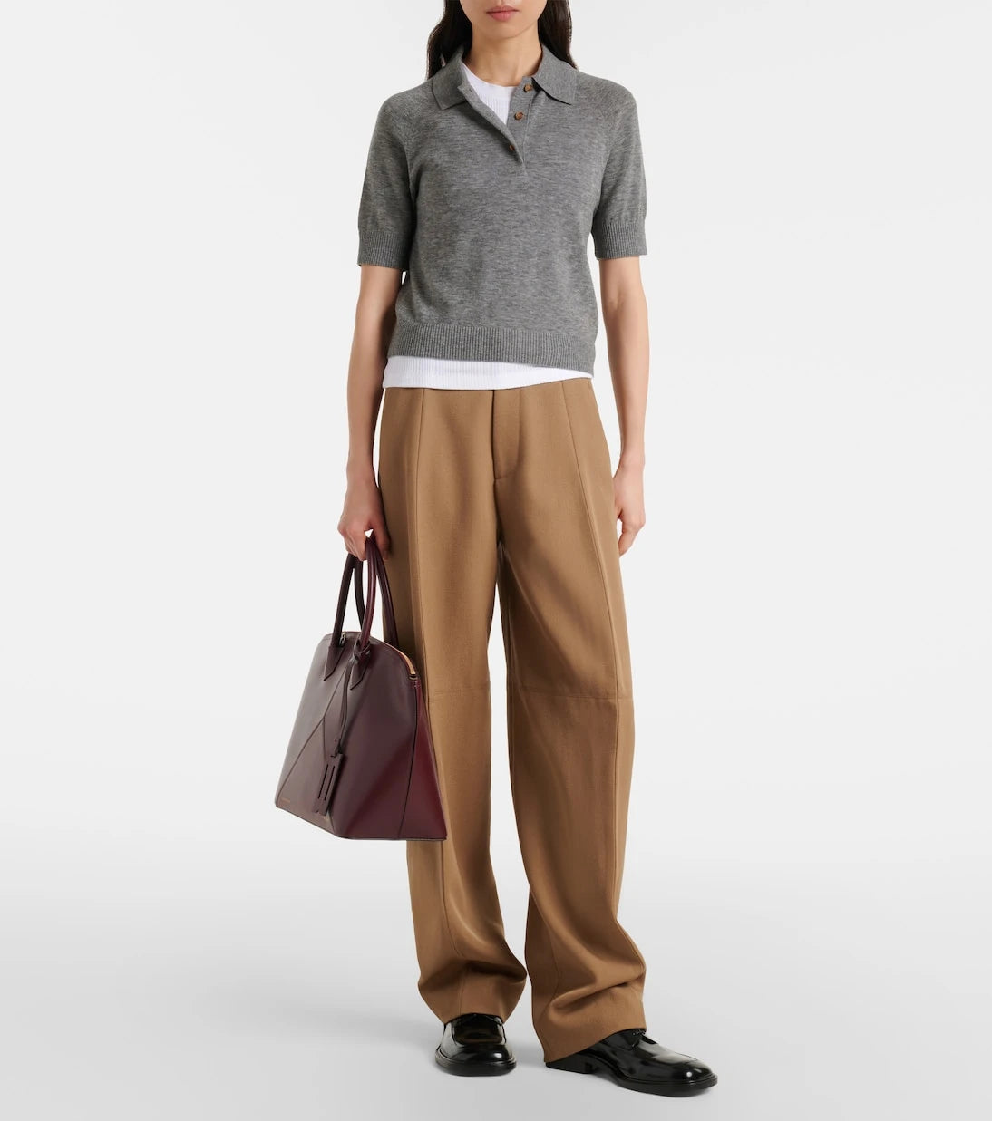 Victoria Beckham - Wool polo shirt