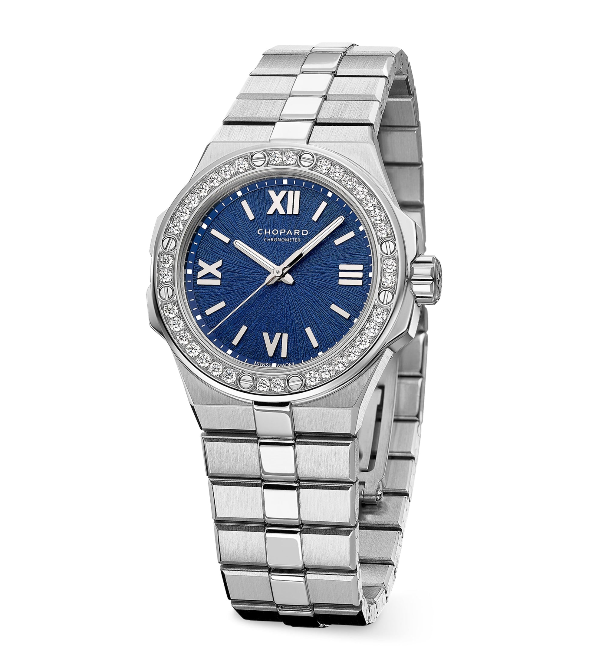 Stainless Steel and Diamond Alpine Eagle Watch 33mm