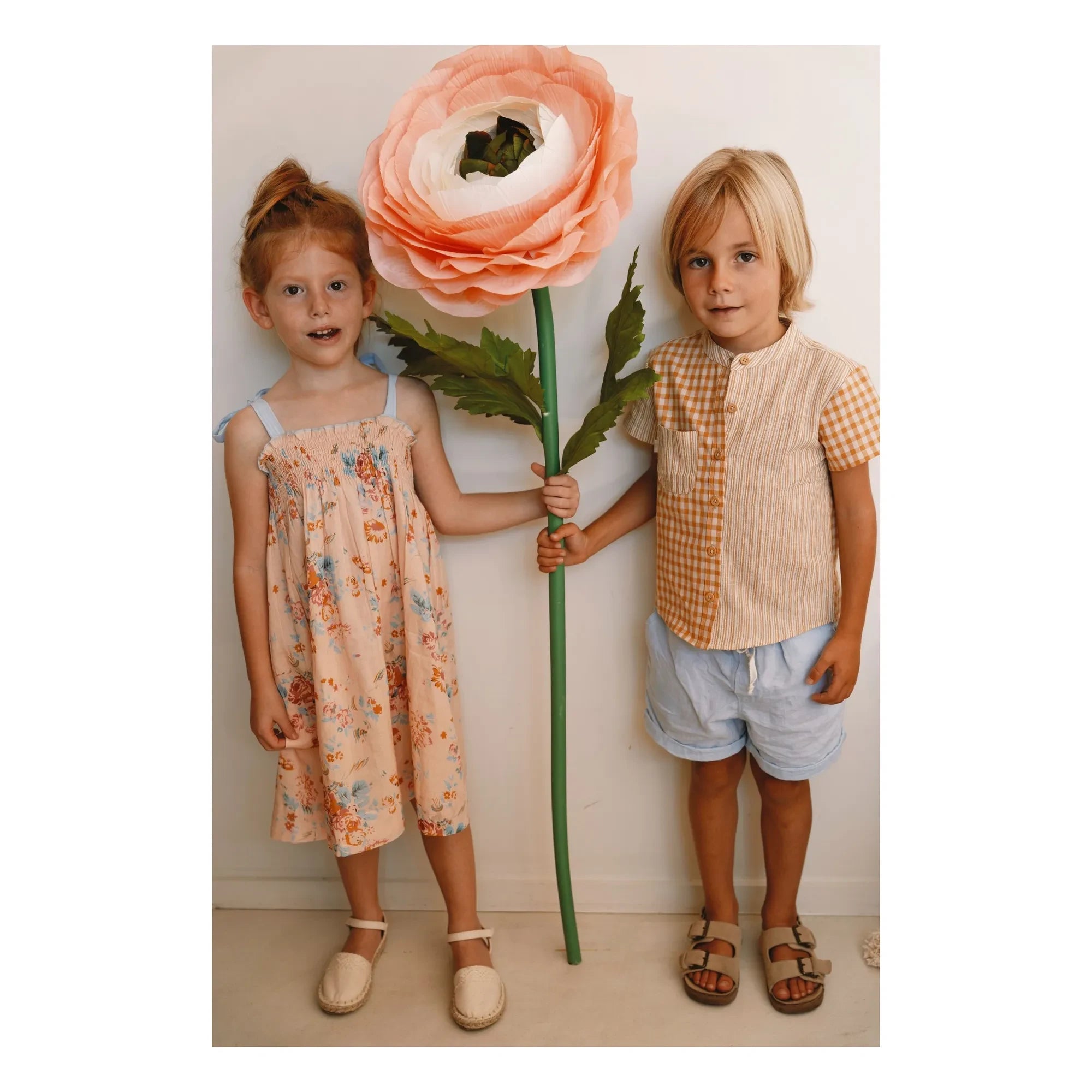 Lilinoa - Babette Fleurie Smocked Dress | Peach