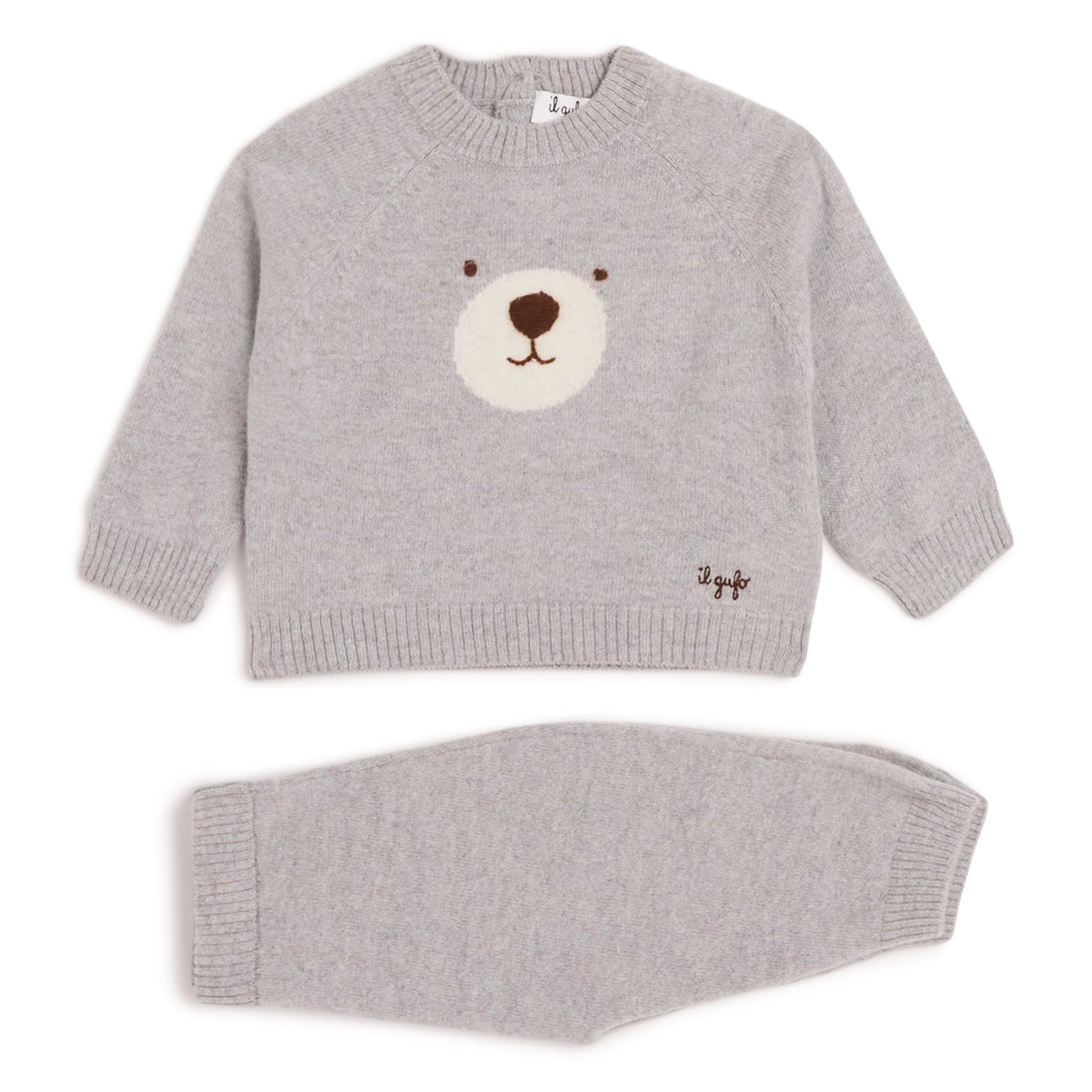 Wool Bear Sweater and Sweatpants Set (6-36 Months)