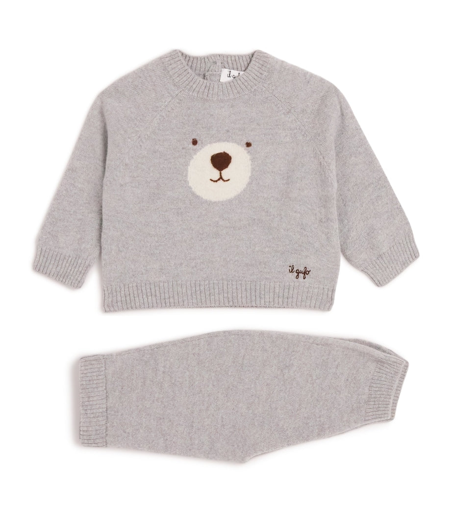 Wool Bear Sweater and Sweatpants Set (6-36 Months)
