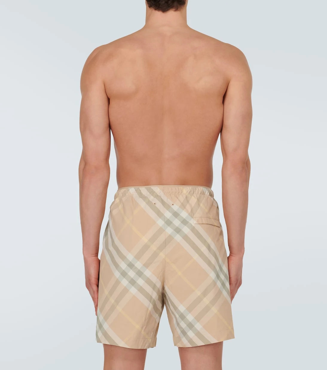 Burberry - Burberry Check swim trunks