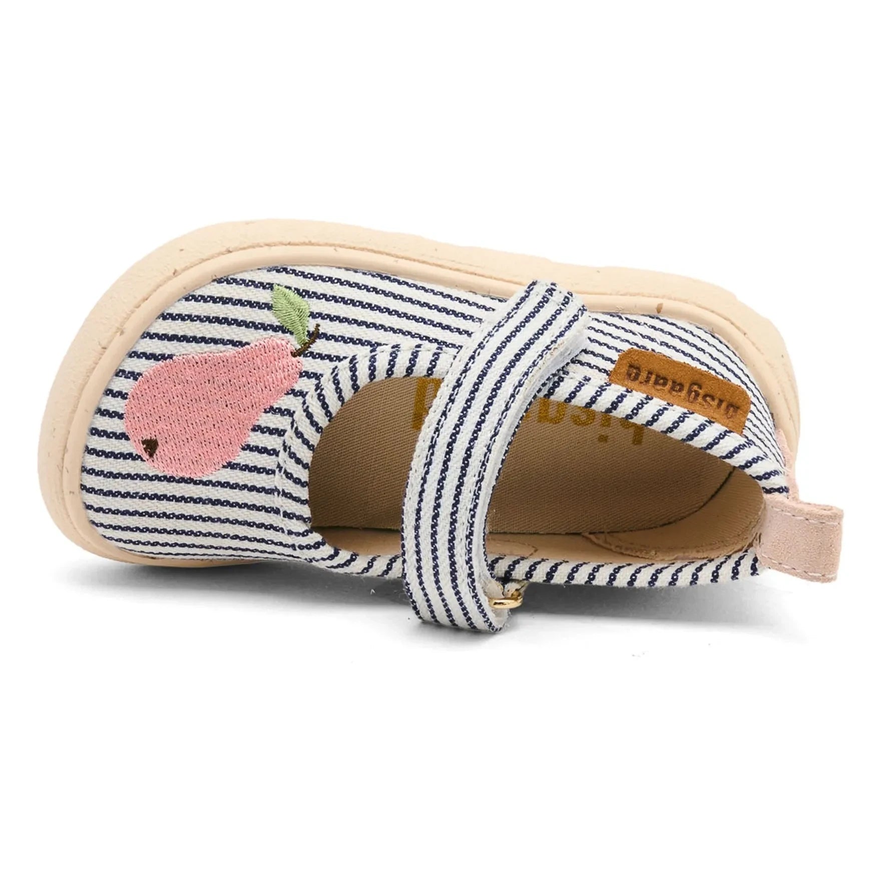 bisgaard - Pear Striped Scratch Slippers | Navy blue