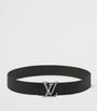 LOUIS VUITTON Leather Dimension Drift Belt