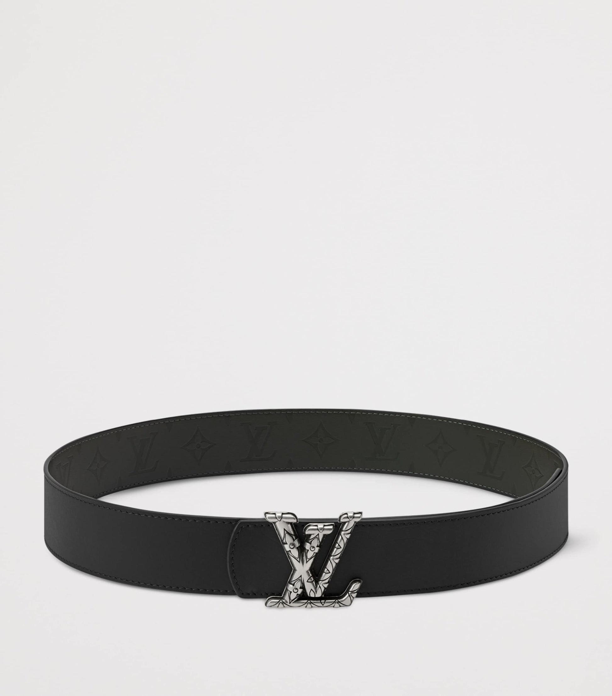 LOUIS VUITTON Leather Dimension Drift Belt