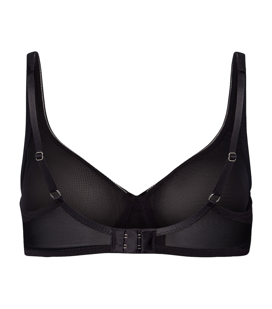 Hanro Black Smooth Illusion Wire Bra