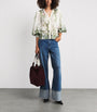 Alice+Olivia Multi Cotton-Silk Charis Blouse