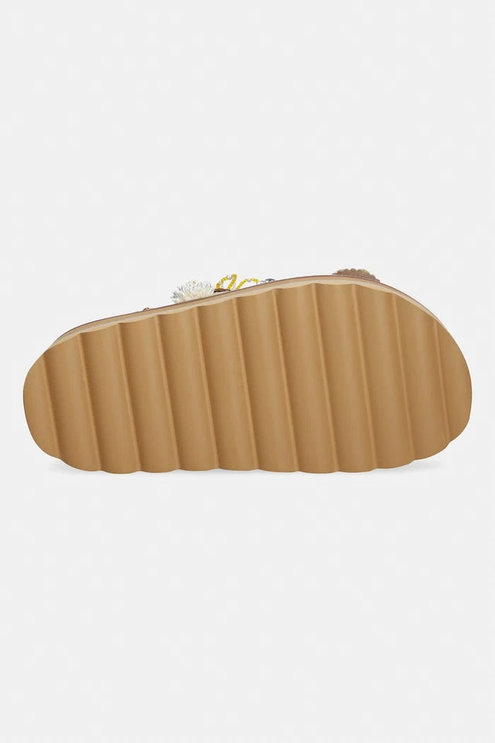 Kurt Geiger London Octavia Sling Flatform Kadın Deri Platform Sandalet