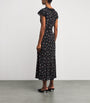 Rose Print Amary Maxi Dress SIENNA BUD BLACK