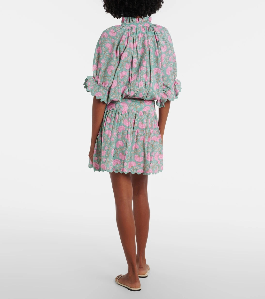 Juliet Dunn - Floral cotton minidress