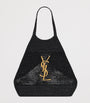 Saint Laurent Black Maxi Icare Tote Bag