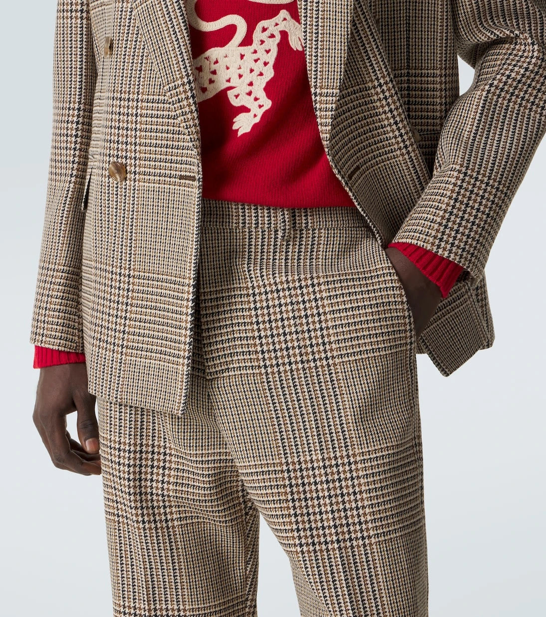 Valentino - Virgin wool straight pants