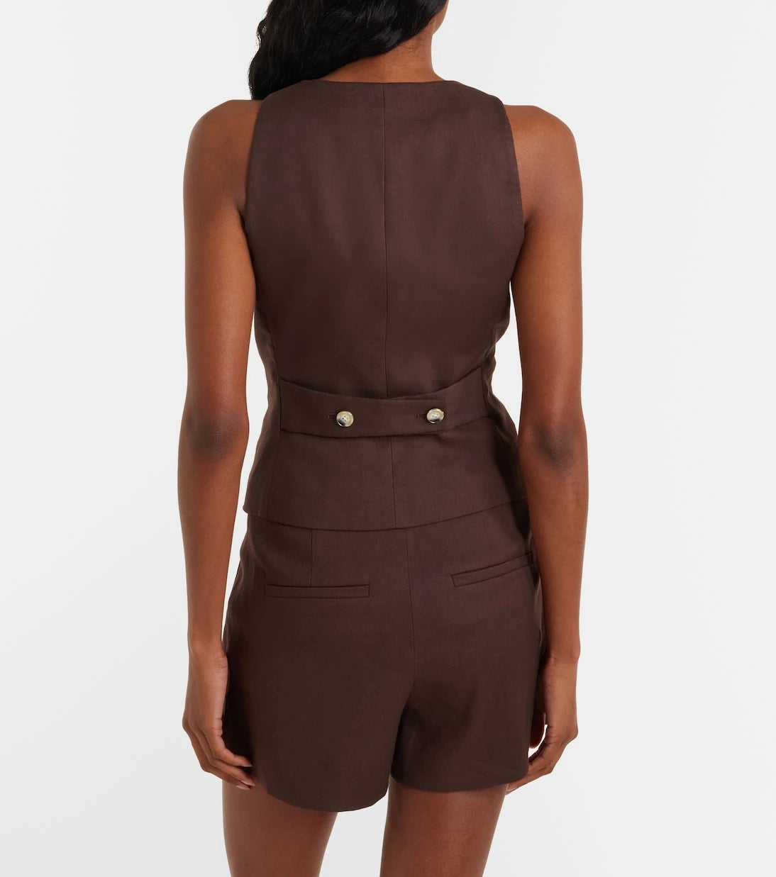 Veronica Beard - Hartwell linen-blend twill vest