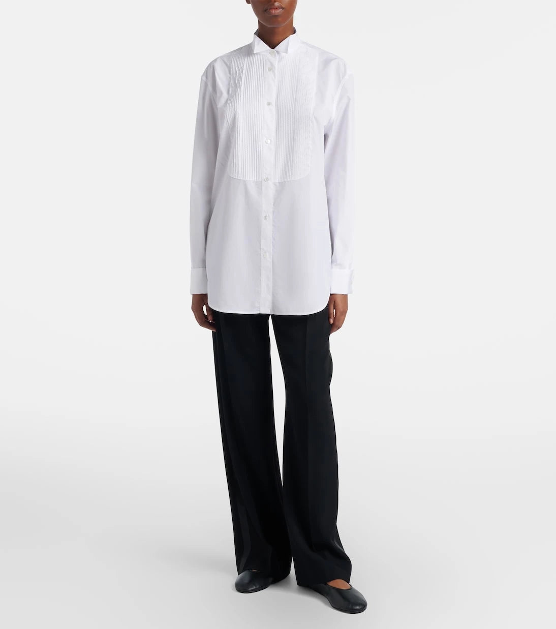 The Row - Leather ballet flats