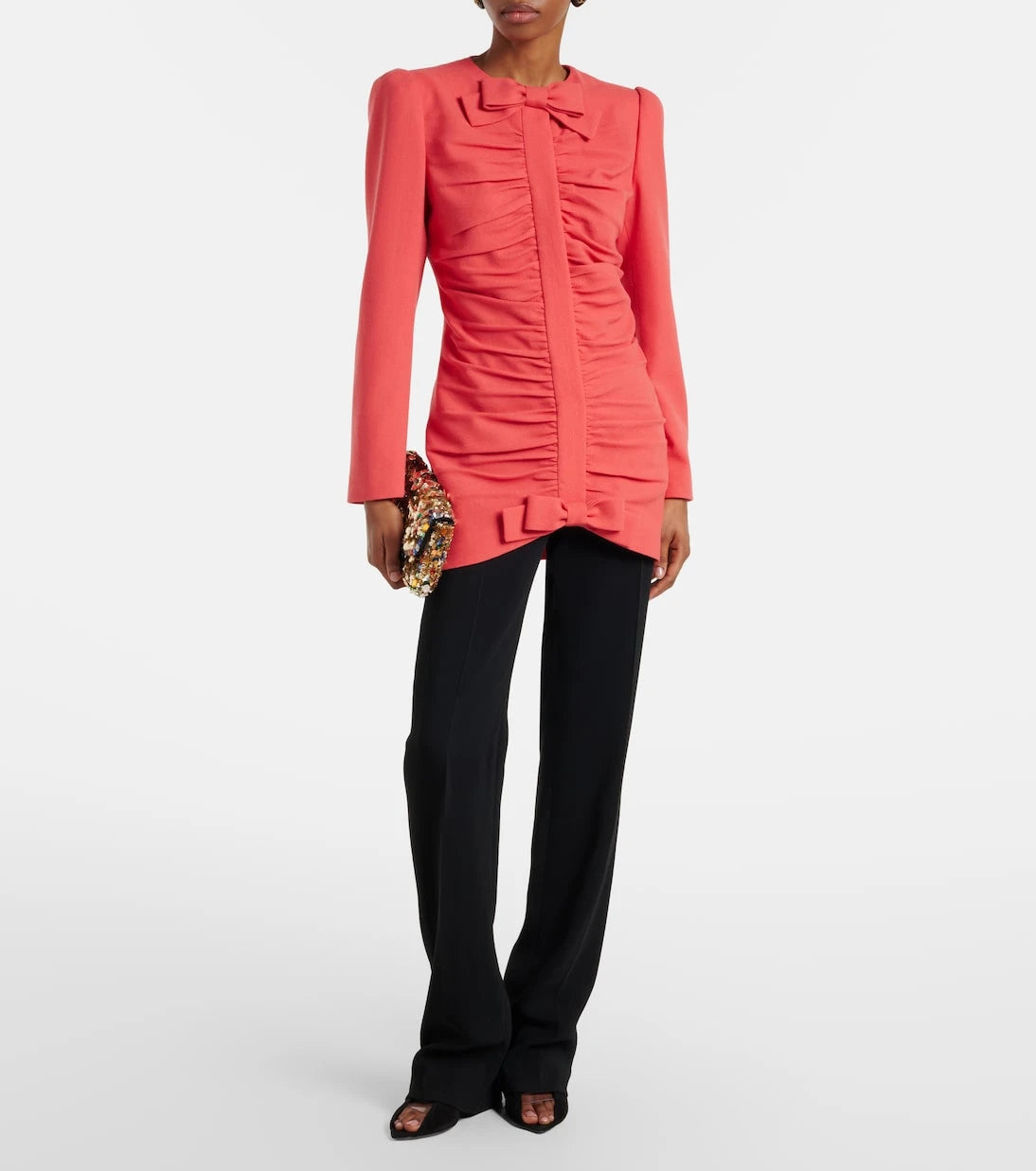Valentino - Crêpe straight pants