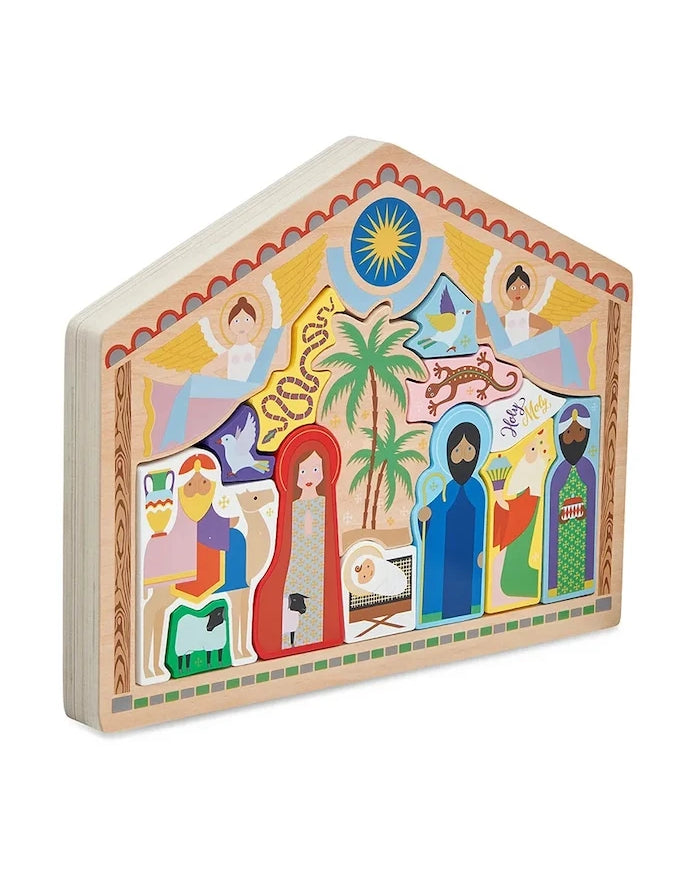 Дървен пъзел за рождество христово &k amsterdam The Crib