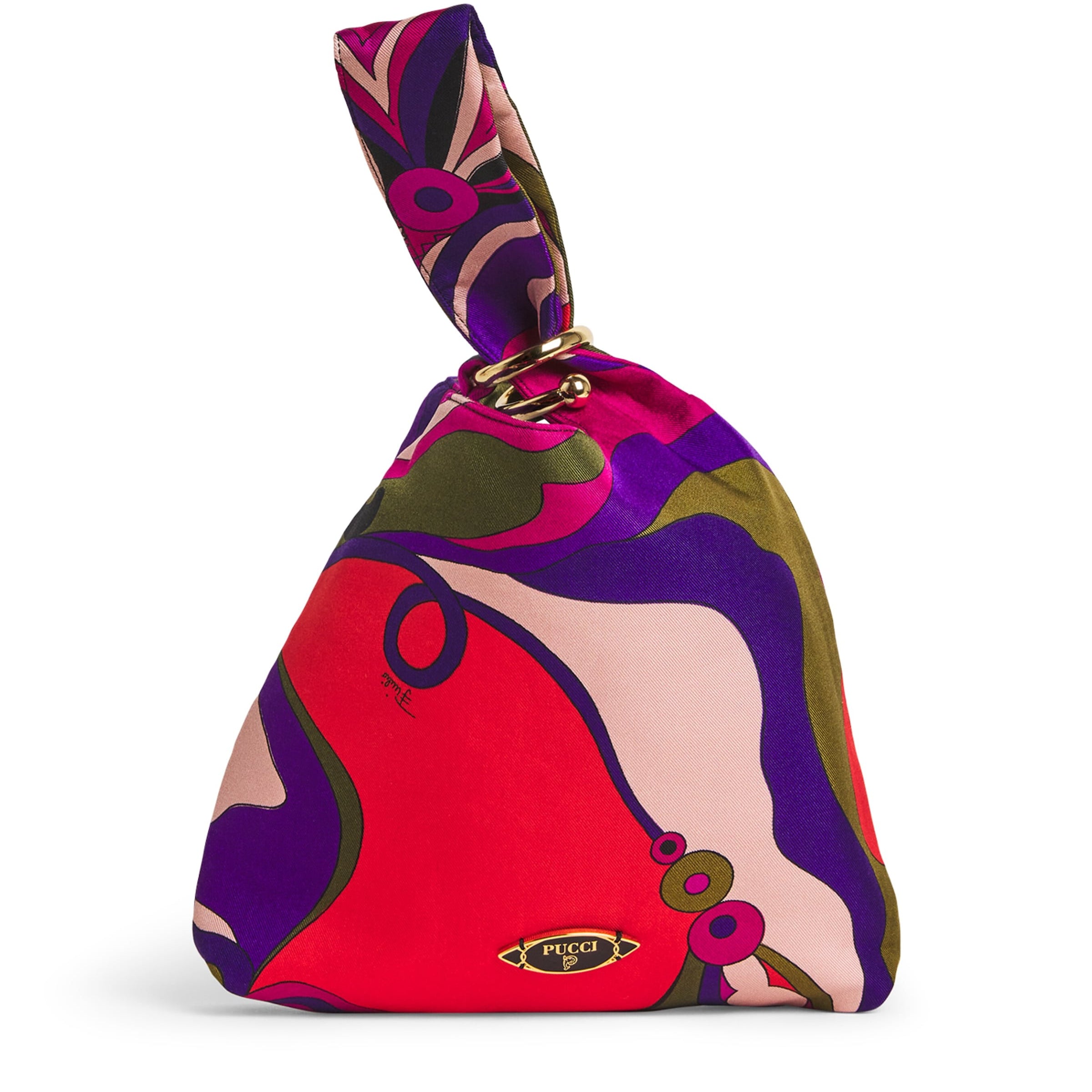 Multi Silk Emilio Top-Handle Bag