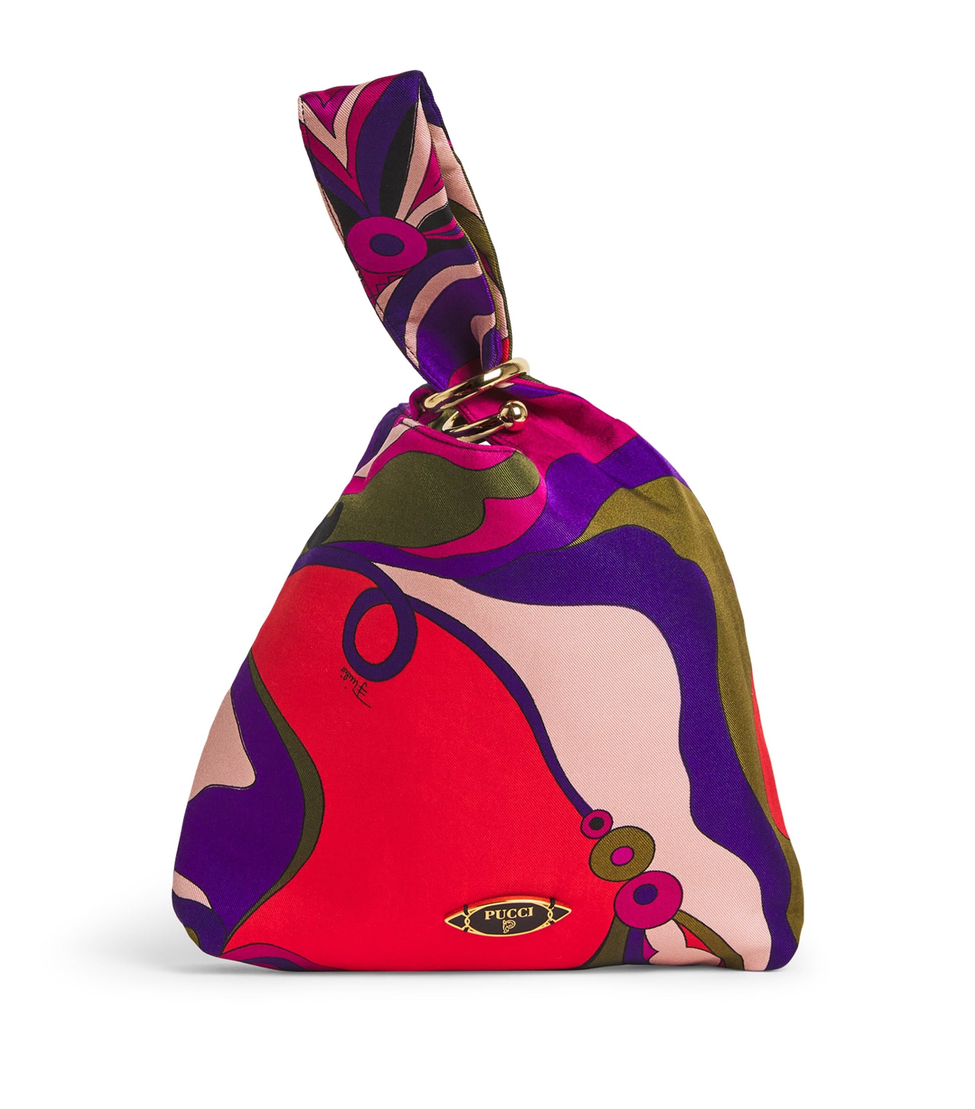 Multi Silk Emilio Top-Handle Bag