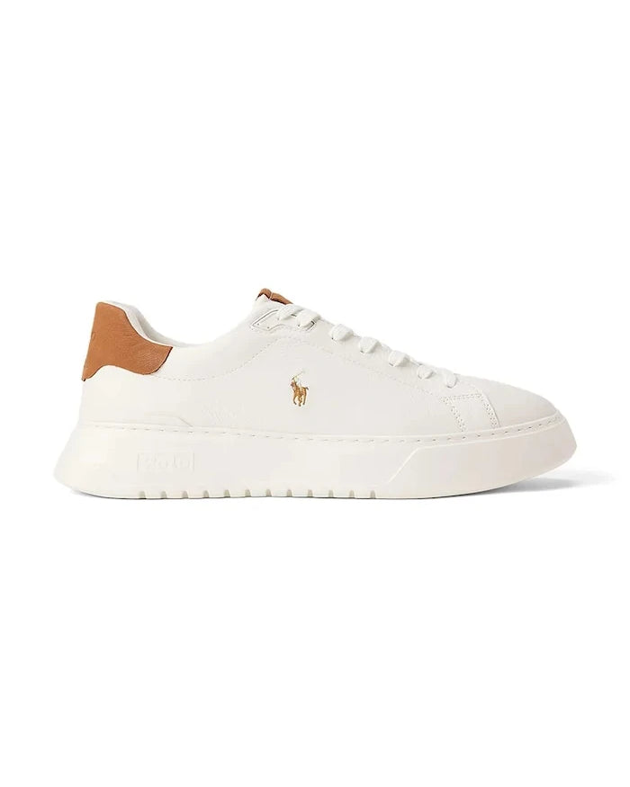 Polo Ralph Lauren Rlite Court erkek deri spor ayakkabı