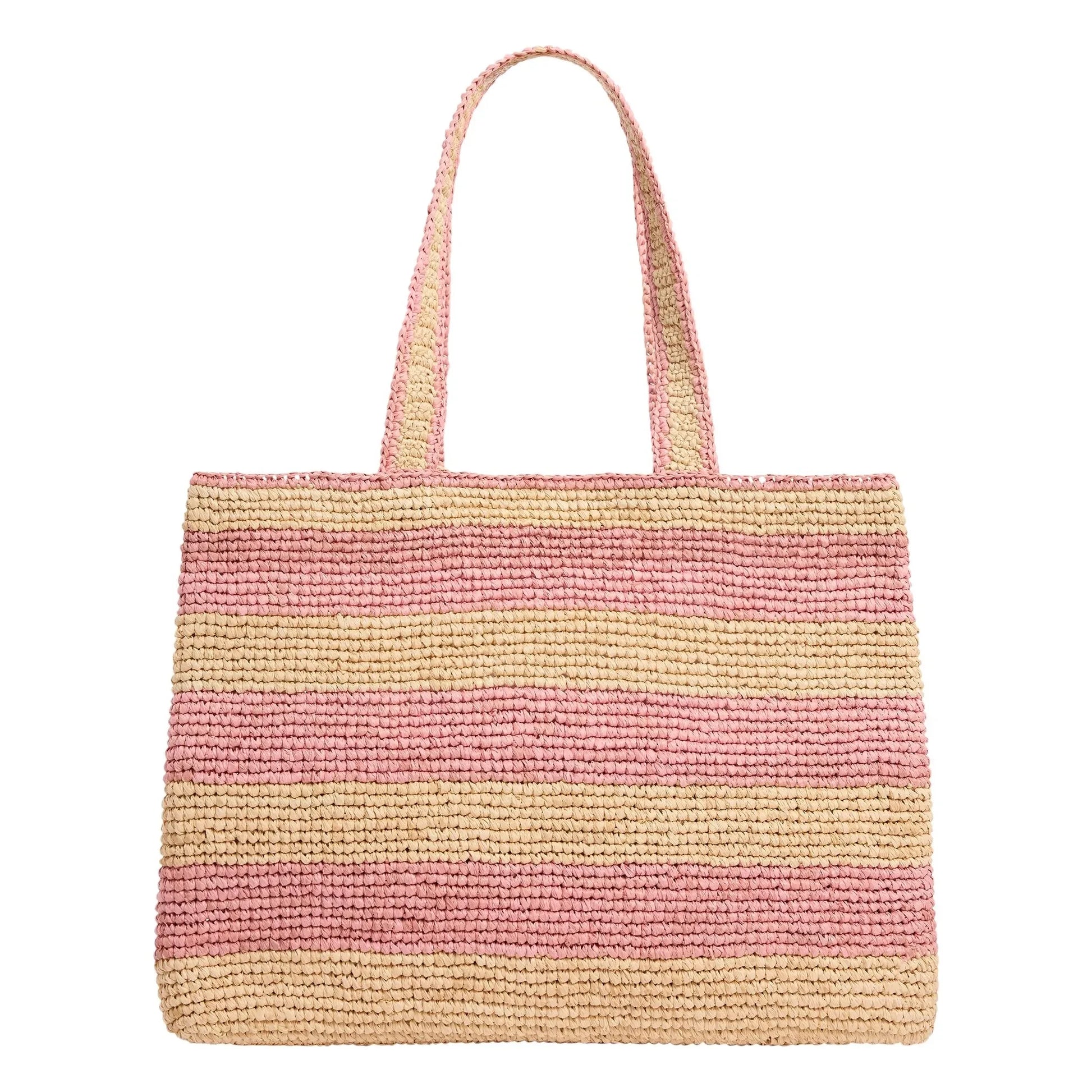 Bonpoint - Esma Striped Raffia Bag | Natural