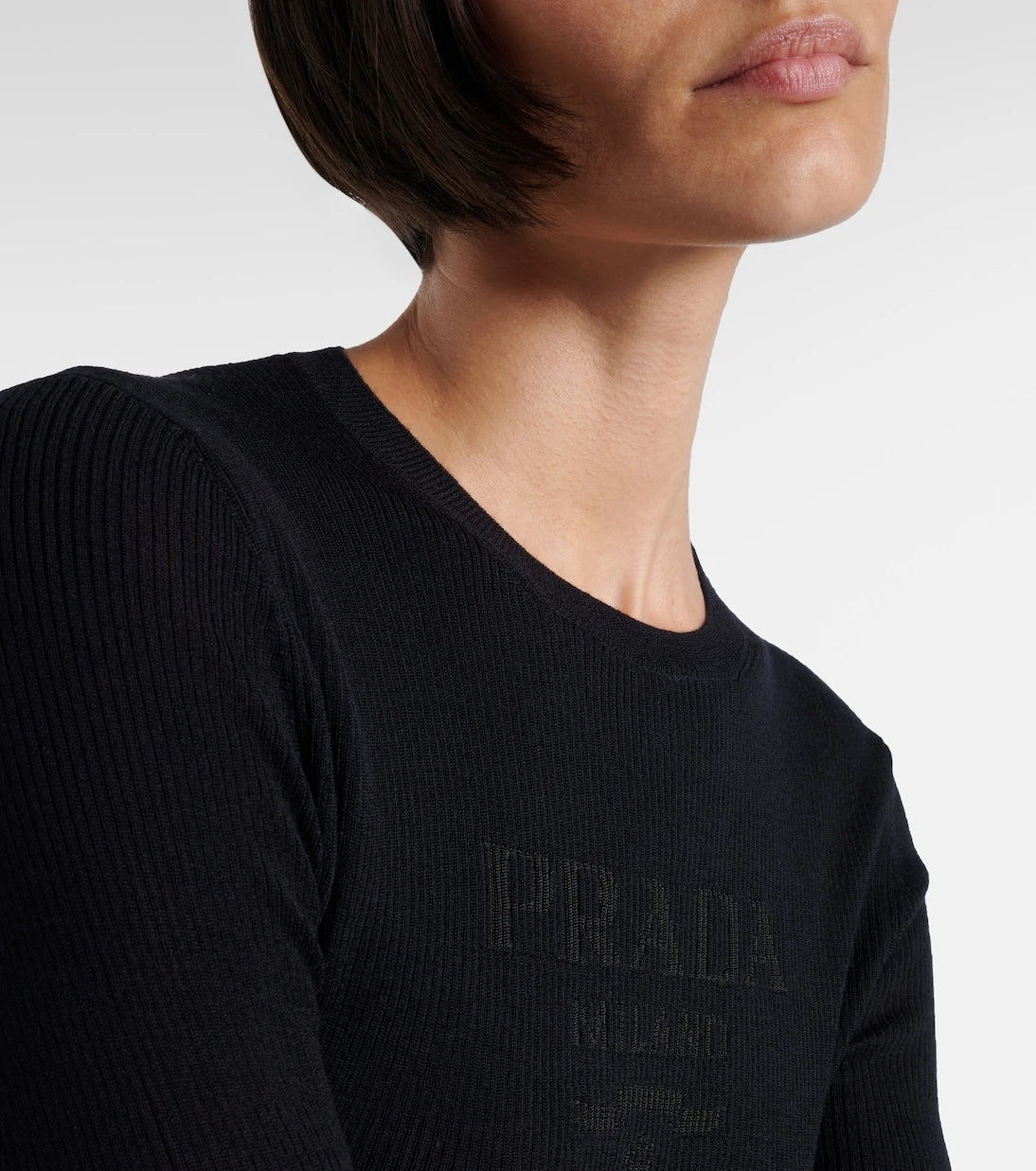 Prada - Wool and silk-blend sweater