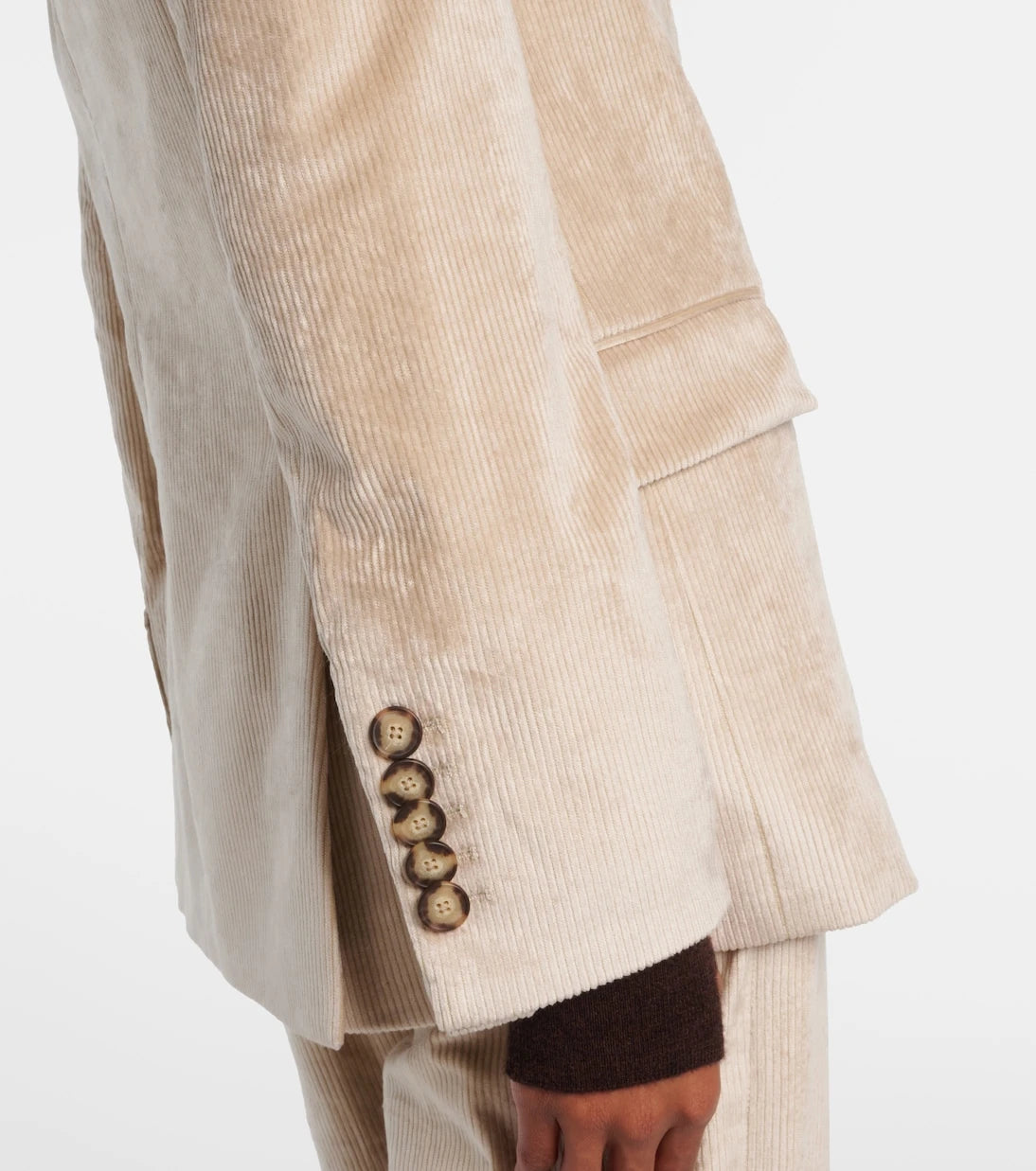 Veronica Beard - Sevyn double-breasted cotton-blend corduroy blazer