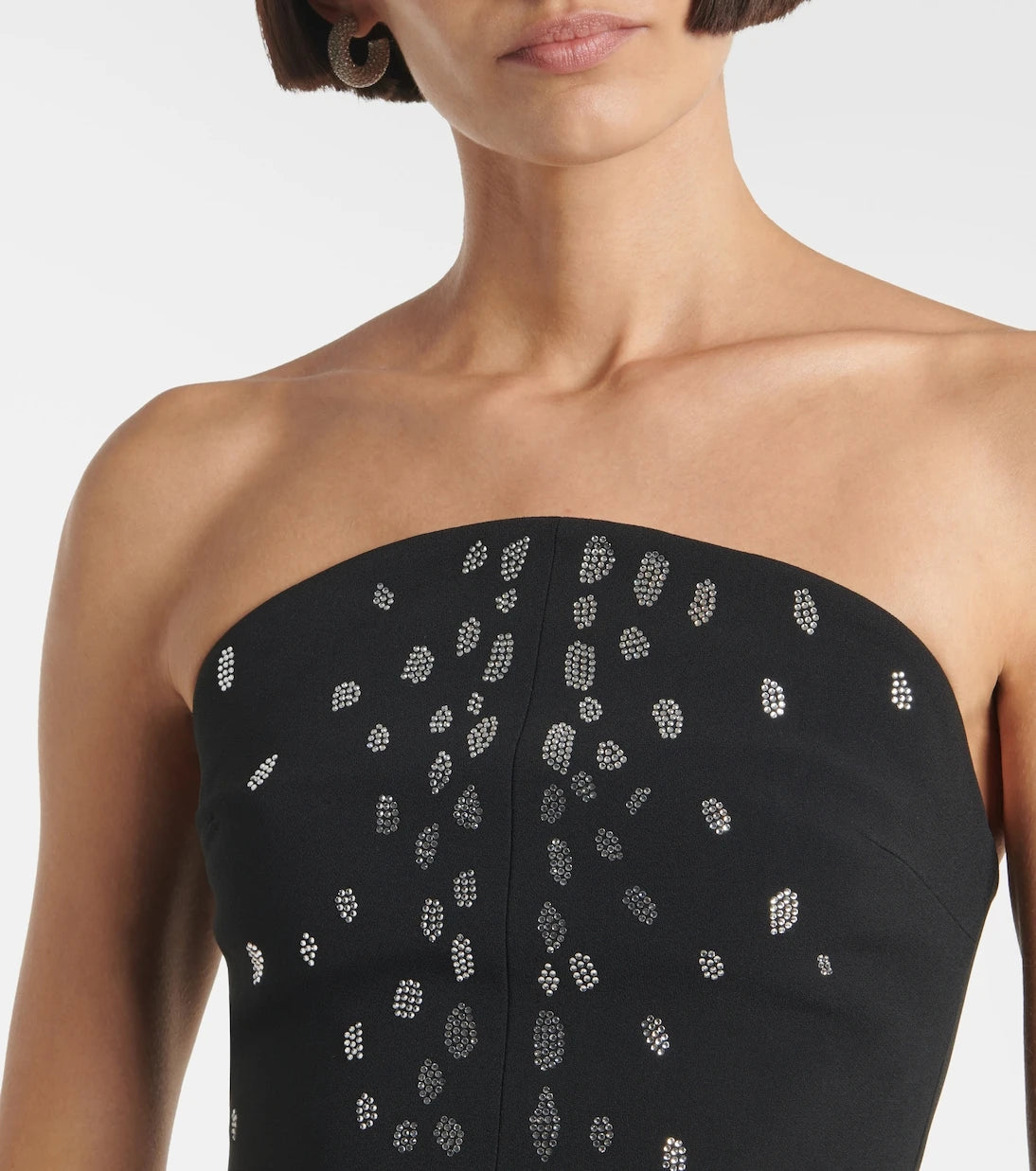 David Koma - Rhinestone-embellished midi dress