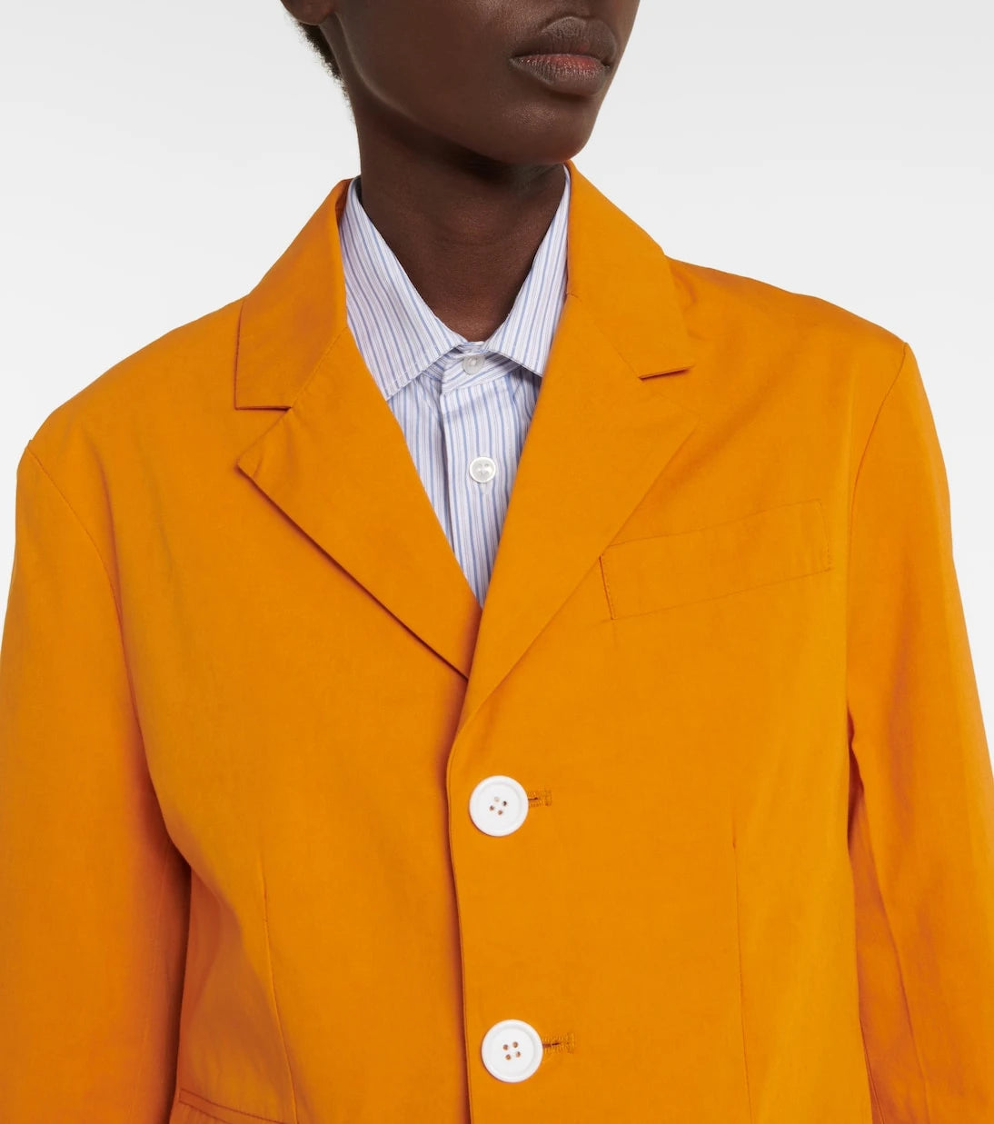 Plan C - Cotton poplin blazer